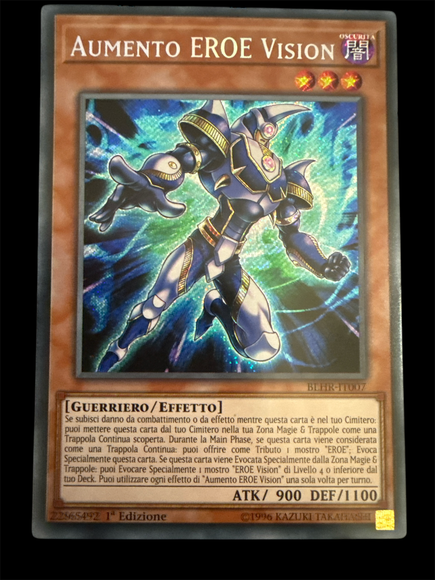 AUMENTO EROE VISION (Vision Hero Increase) • Segreta • BLHR IT007 • 1Ed • Yugioh MINT