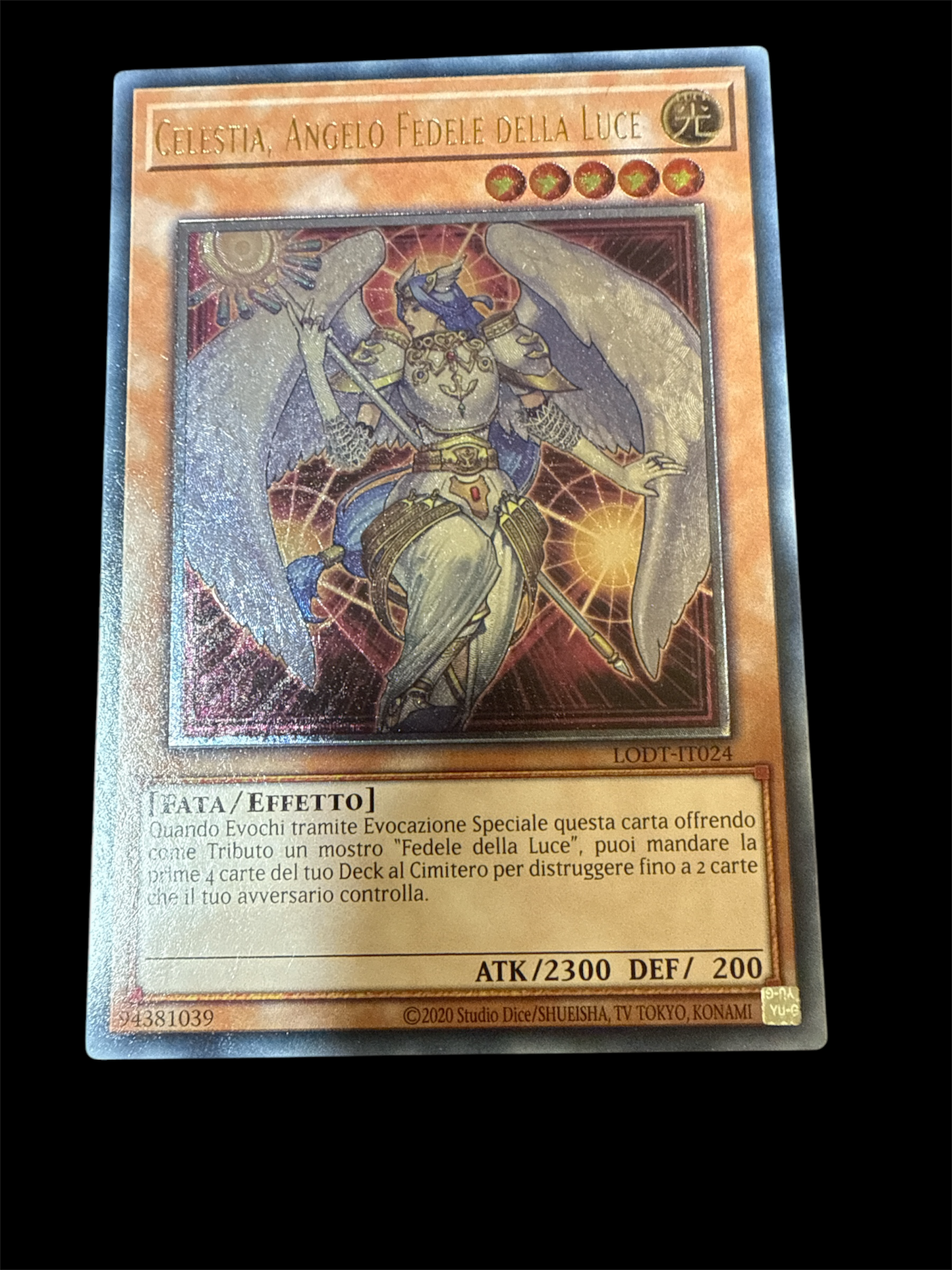 Celestia, Angelo Fedele della Luce (V.4 - Ultimate Rare) mint 2024