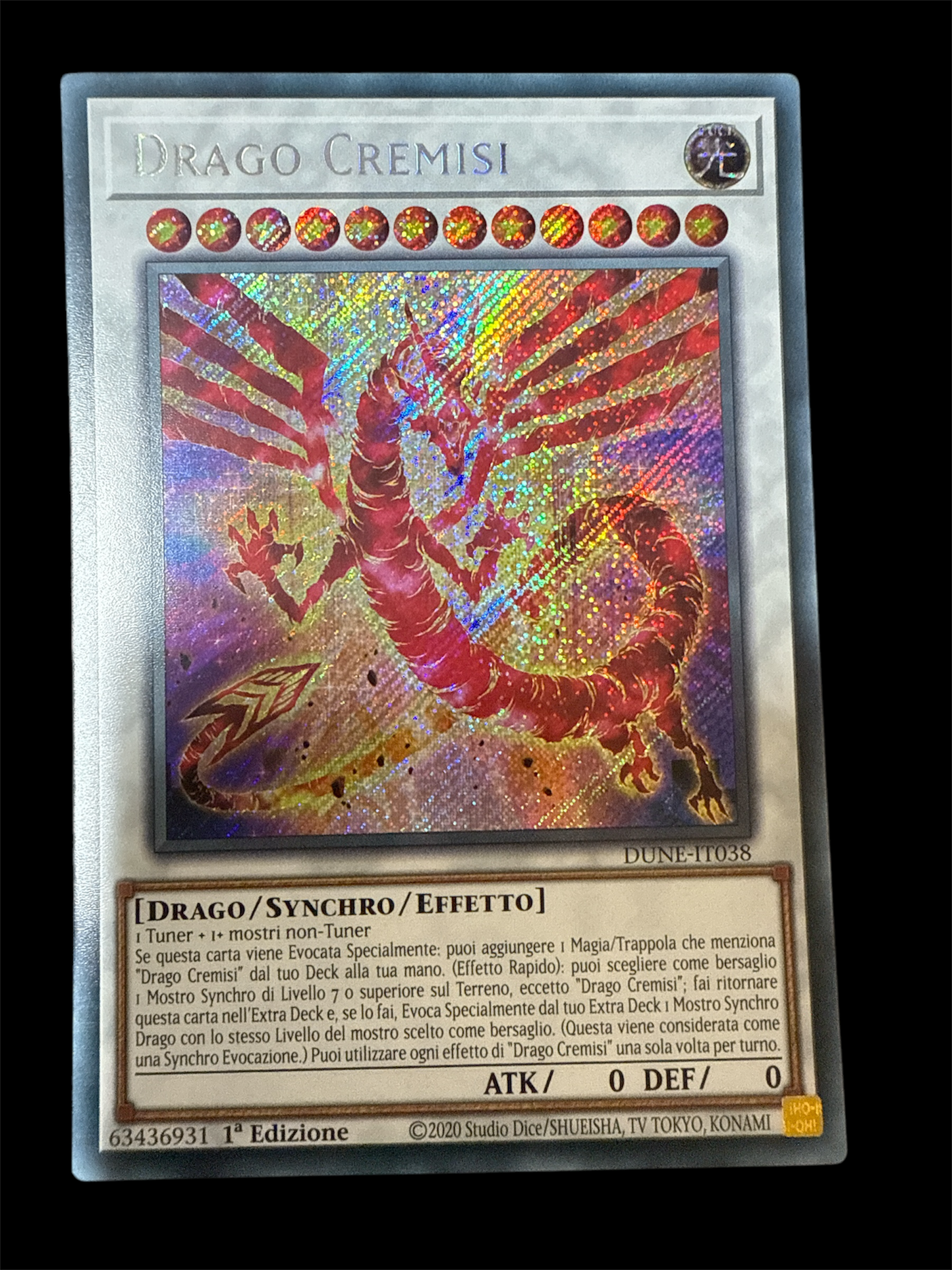 Drago Cremisi (V.1 - Secret Rare) mint