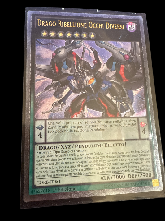 DRAGO RIBELLIONE OCCHI DIVERSI • Ultimate • CORE IT051 (1st Ed.) • YUGIOH!