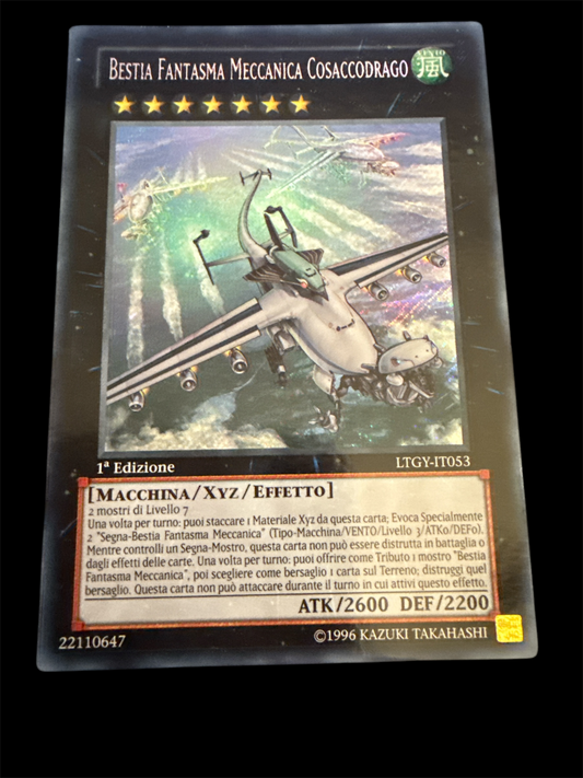 YU GI OH - XYZ - Bestia Fantasma Meccanica Cosaccodrago - 1°Ed. - LTGY - Mint