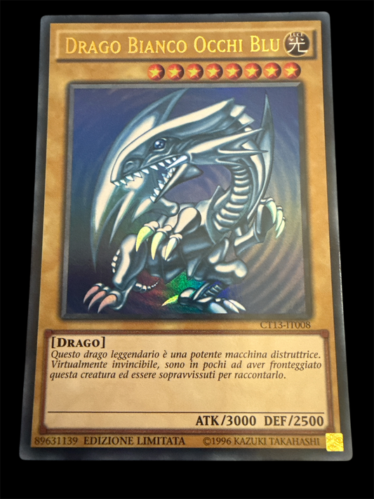 DRAGO BIANCO OCCHI BLU • (Blue-Eyes White Dragon) • Ultra R • CT13 IT008